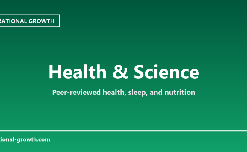 Health & Science — Rational Growth
